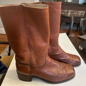 VTG Frye Campus Brown Leather Boots Sz 15 M